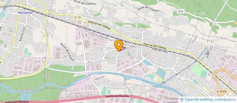 localisation de l'entreprise N.B DELICES  AIX-LES-BAINS