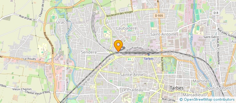 localisation de l'entreprise N.B. DEVELOPPEMENT  TARBES