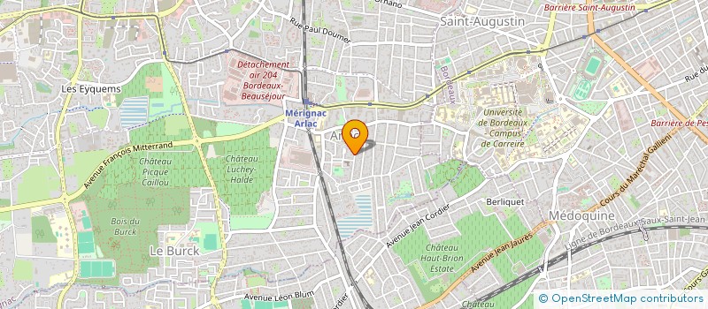 localisation de l'entreprise N.B. ELEC  MERIGNAC