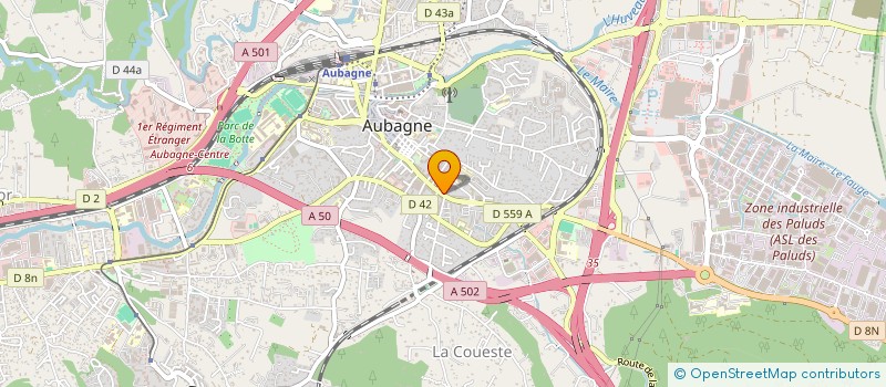 localisation de l'entreprise N.B.L à AUBAGNE