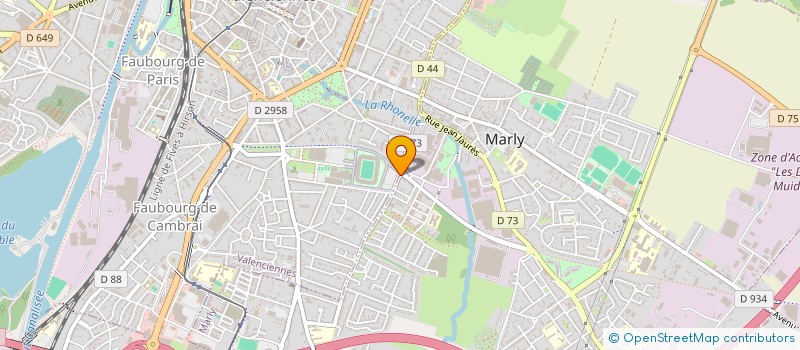 localisation de l'entreprise N B M  MARLY