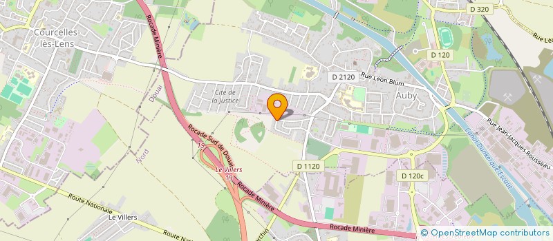 localisation de l'entreprise N.B MOTORS  AUBY