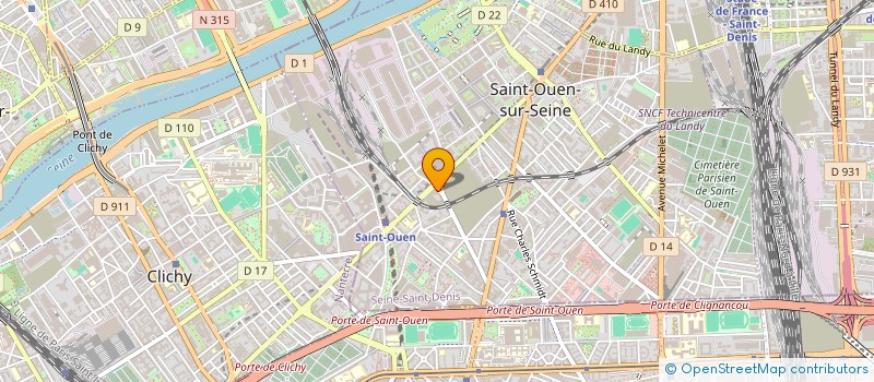 localisation de l'entreprise N.B.P.L. à SAINT-OUEN-SUR-SEINE