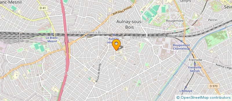 localisation de l'entreprise N B S à AULNAY-SOUS-BOIS