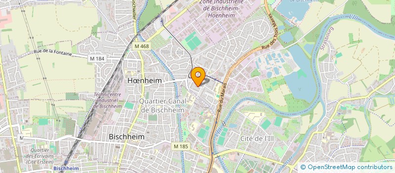 localisation de l'entreprise N. B. SARL  HNHEIM