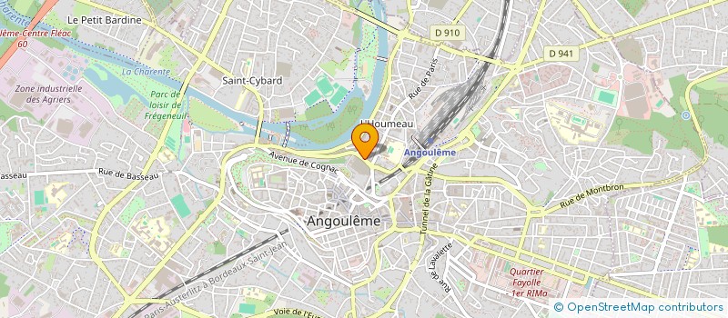 localisation de l'entreprise N.B SPORTS à ANGOULEME