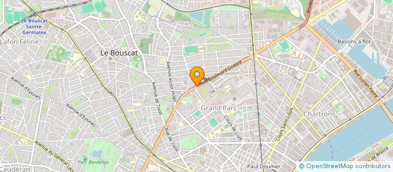 localisation de l'entreprise N BACCARAT  LE BOUSCAT