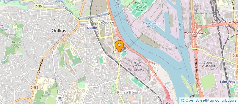 localisation de l'entreprise N BAYA  OULLINS-PIERRE-BENITE