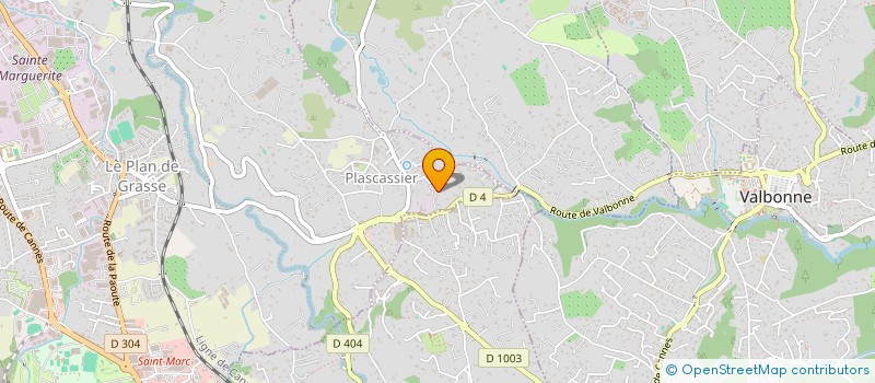 localisation de l'entreprise N'BEAUTY BODY à GRASSE
