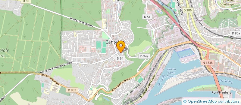 localisation de l'entreprise N. BELARBI à CANTELEU