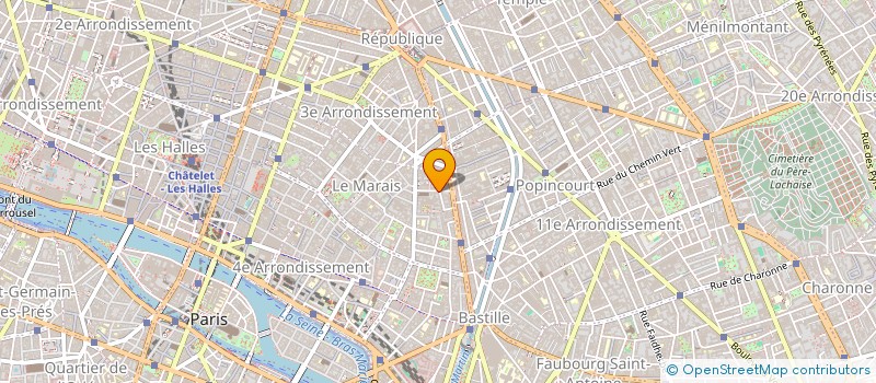 localisation de l'entreprise N BERANGER  PARIS