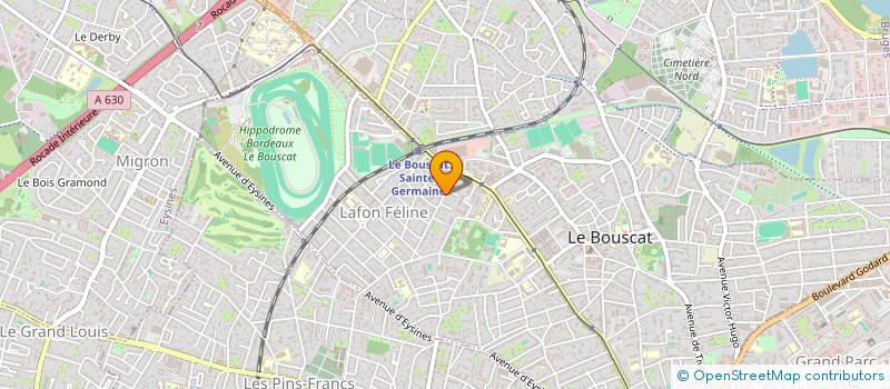 localisation de l'entreprise N&C  LE BOUSCAT