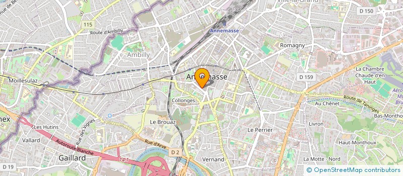 localisation de l'entreprise N.C à ANNEMASSE