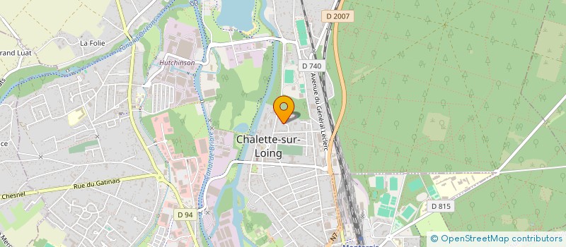 localisation de l'entreprise N- C  CHALETTE-SUR-LOING