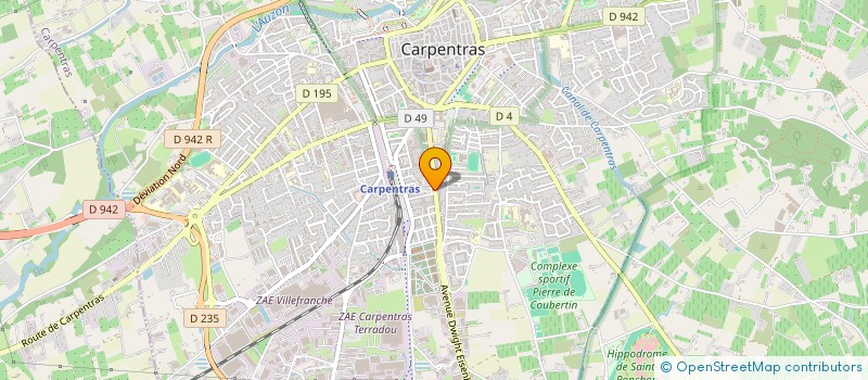 localisation de l'entreprise N & C  CARPENTRAS