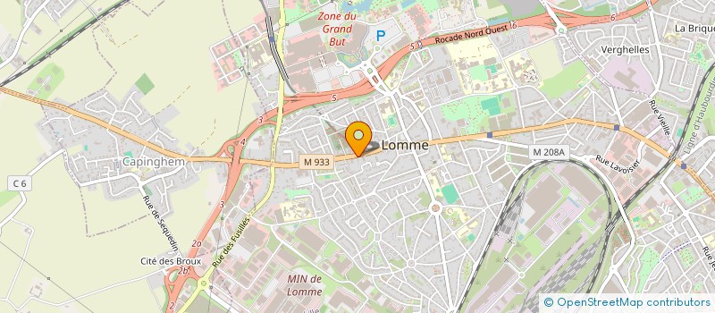 localisation de l'entreprise N.C.A FINANCES à LILLE