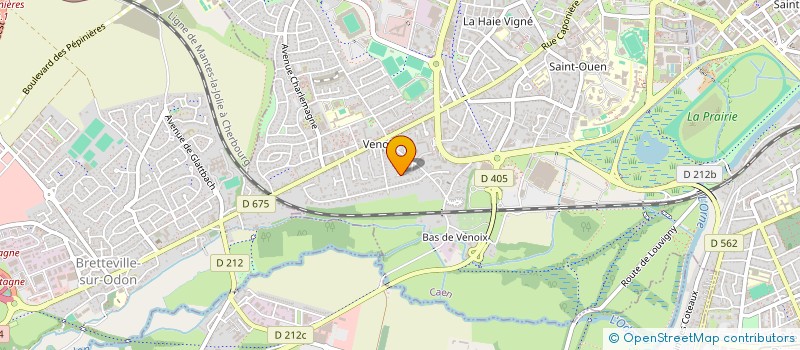 localisation de l'entreprise N.C.B. à CAEN