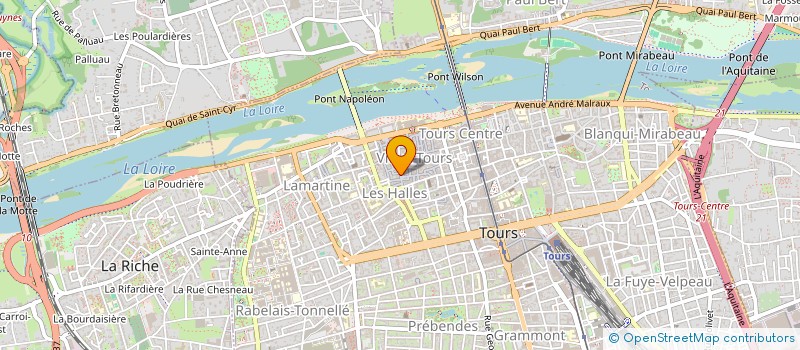 localisation de l'entreprise N.C.B.  TOURS