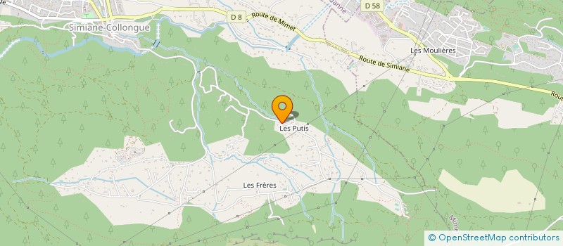 localisation de l'entreprise N.C.B  SIMIANE-COLLONGUE