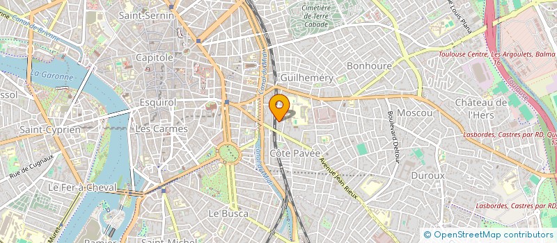 localisation de l'entreprise N&C EDITION à TOULOUSE