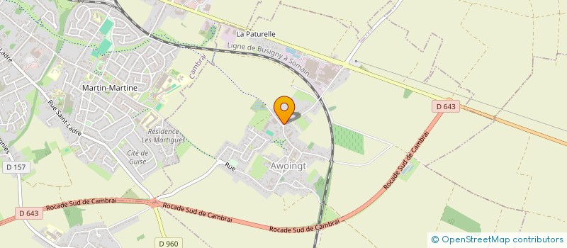 localisation de l'entreprise N.C.G.  AWOINGT