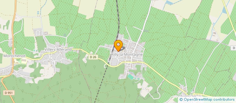 localisation de l'entreprise N.C.G PROJETS à RILLY-LA-MONTAGNE