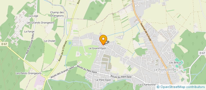 localisation de l'entreprise N.C HOLDING à LE POINCONNET