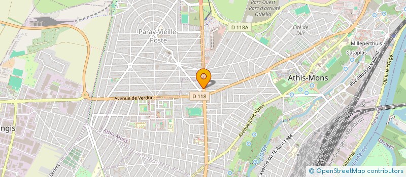 localisation de l'entreprise N.C.M. LEASE à ATHIS-MONS