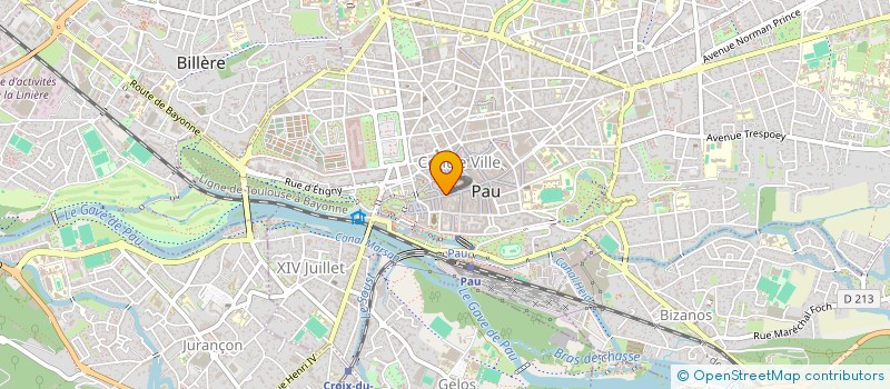 localisation de l'entreprise N.C.N  PAU