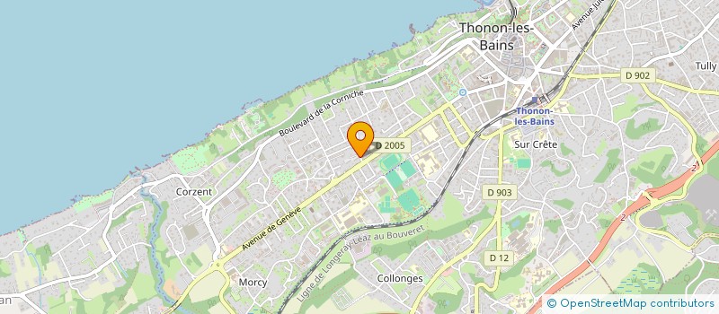 localisation de l'entreprise N&C NETTOYAGE à THONON-LES-BAINS