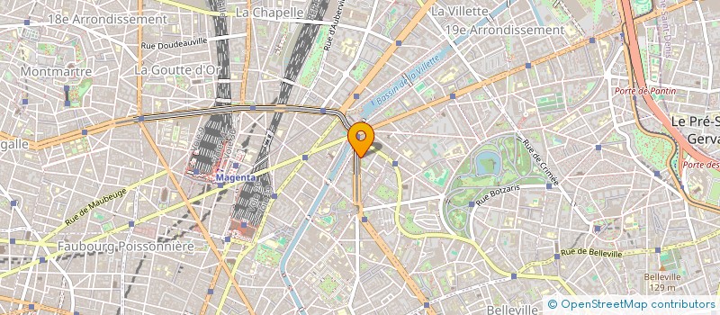 localisation de l'entreprise N.C.R  PARIS