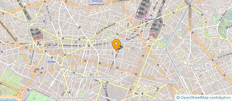 localisation de l'entreprise N.C.S.  PARIS