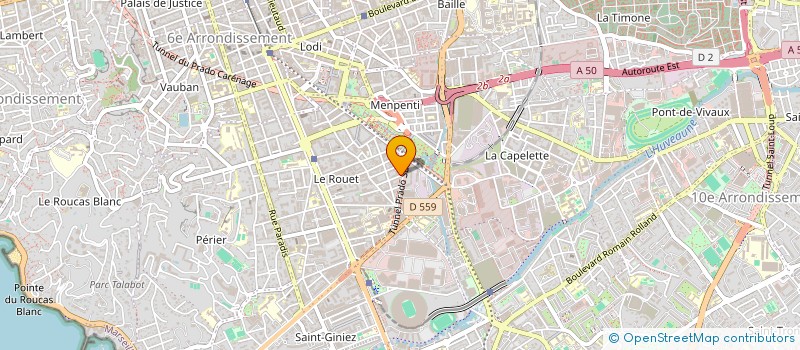 localisation de l'entreprise N-C SPORT BODYTECH à MARSEILLE
