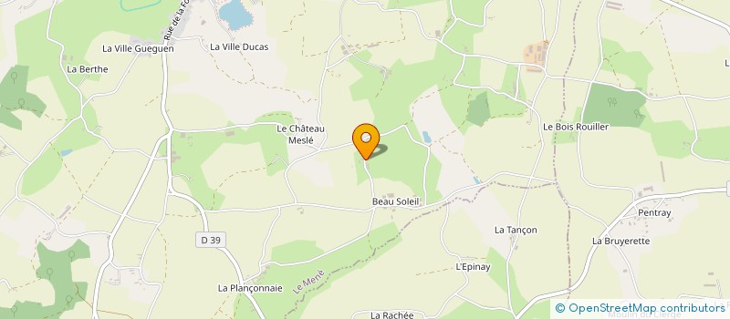 localisation de l'entreprise N C T P  LE MENE