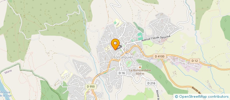 localisation de l'entreprise N C V à FORCALQUIER