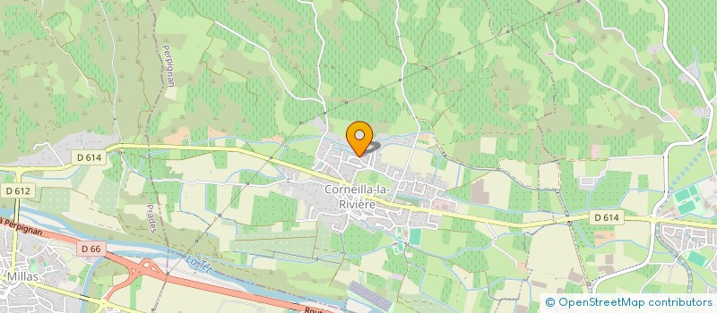localisation de l'entreprise N'CLEAN à CORNEILLA-LA-RIVIERE