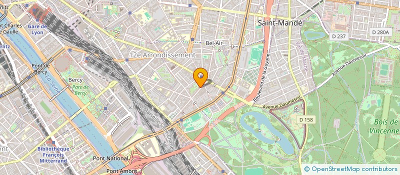 localisation de l'entreprise N'CO  PARIS