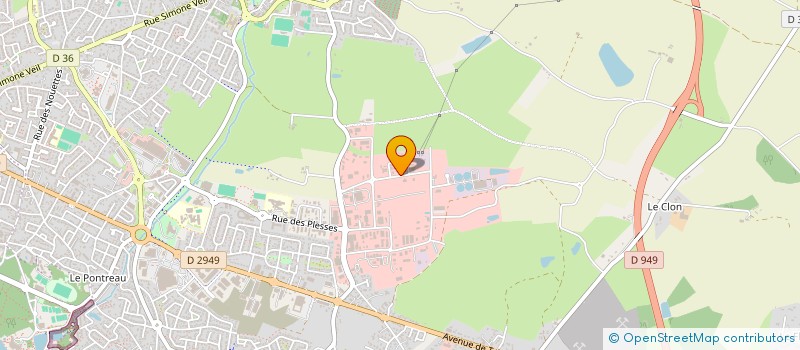 localisation de l'entreprise N&CO à LES SABLES-D'OLONNE