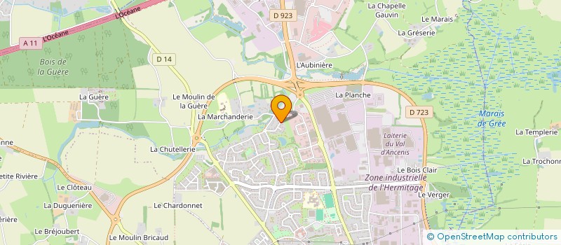 localisation de l'entreprise N'CO CUISINES  ANCENIS-SAINT-GEREON