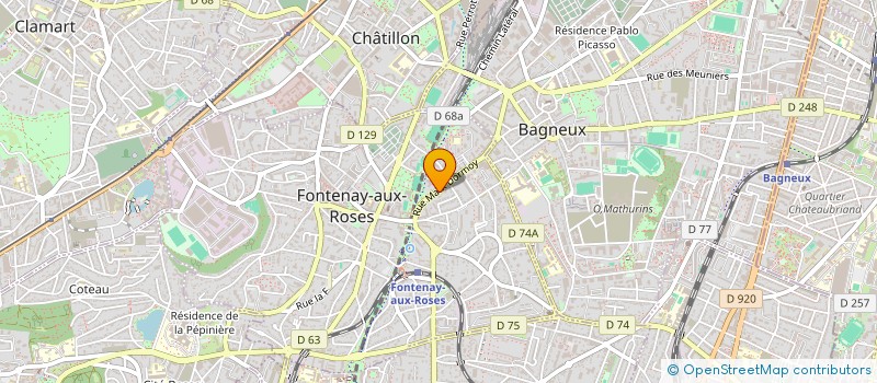 localisation de l'entreprise N'COJO à FONTENAY-AUX-ROSES