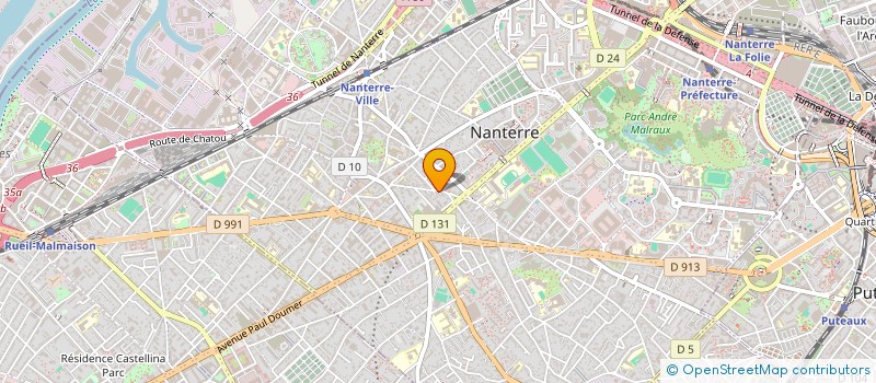 localisation de l'entreprise N'COMPUNET  NANTERRE