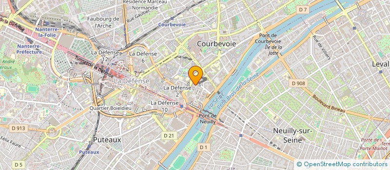 localisation de l'entreprise N CONSEIL  COURBEVOIE