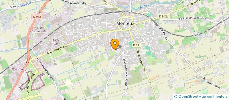 localisation de l'entreprise N'COOK  MONTEUX