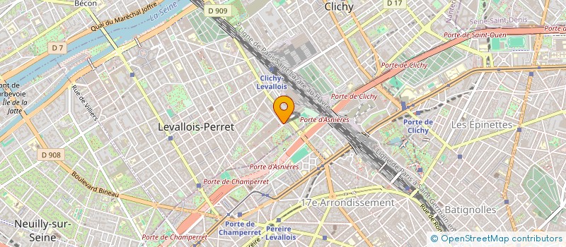 localisation de l'entreprise N-COPY à LEVALLOIS-PERRET