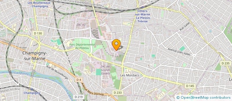 localisation de l'entreprise N-CYBER-LAB  CHAMPIGNY-SUR-MARNE