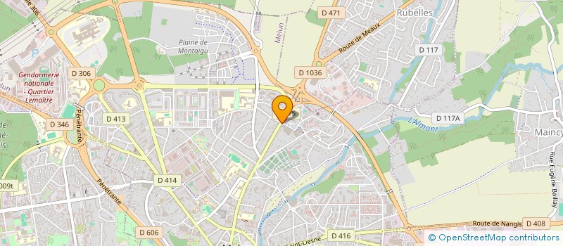 localisation de l'entreprise N & D  MELUN