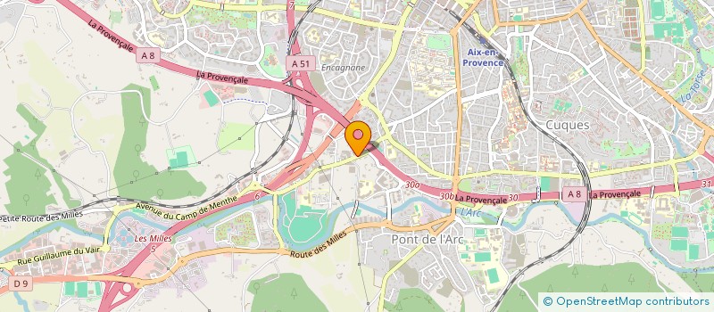 localisation de l'entreprise N.D.  AIX-EN-PROVENCE