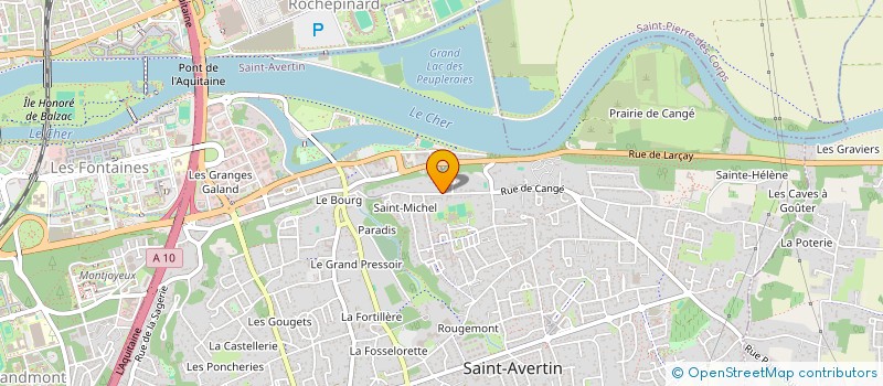 localisation de l'entreprise N & D  SAINT-AVERTIN