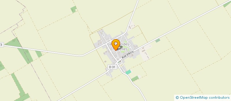localisation de l'entreprise N.D. BATIMENT à LES GRANDES-CHAPELLES