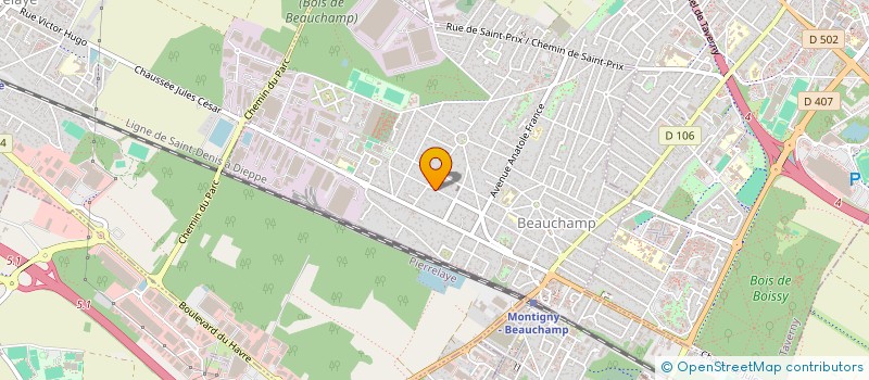 localisation de l'entreprise N.D.C. (NOUVEAUTE DEVELOPPEMENT CONCEPT) à BEAUCHAMP
